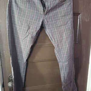 Levi's 511 Gray Plaid Men's Pants